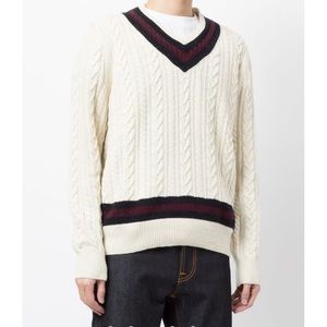 Vintage Ralph Lauren Polo Varsity Cable Knit Sweater